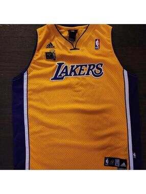 LA Lakers Adidas size XL Length +2 jersey 2000 NBA Champs
